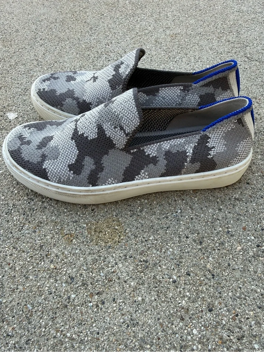 Rothy’s The Kids Sneaker in Grey Camo size 13 preloved